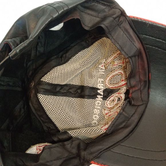 NFL San Francisco 49ers Leather Cap OSFA Made in USA - Picture 6 of 10